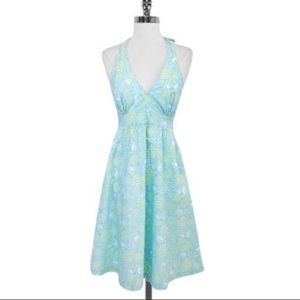 VINEYARD VINES Lizzie halter pineapple dress